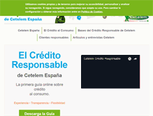 Tablet Screenshot of creditoresponsable.com